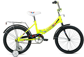 Складной велосипед складной  Altair ALTAIR CITY KIDS 20 COMPACT (13 quot; рост) ярко-зеленый 2022 год