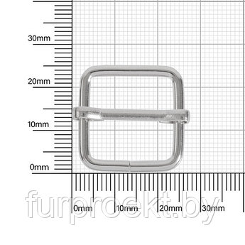 Кольцо WS 20х20мм (2,8мм) никель роллинг D