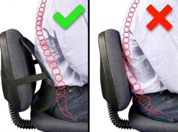 Упор поясничный (массажная сетка для поддержки спины, упор на спинку стула) Seat Back / ортопедическая спинка - фото 3 - id-p203162112