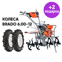 Культиватор SKIPER GT-850SB + колеса BRADO 6.00-12