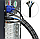 Кабельный органайзер / оплетка - держатель для крепления / защиты проводов, 2 метра, черный, фото 2