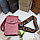 Дизайнерский женский клатч Baellerry Youne Will Show N8608 с плечевым ремнем Пудровое Light Pink, фото 9