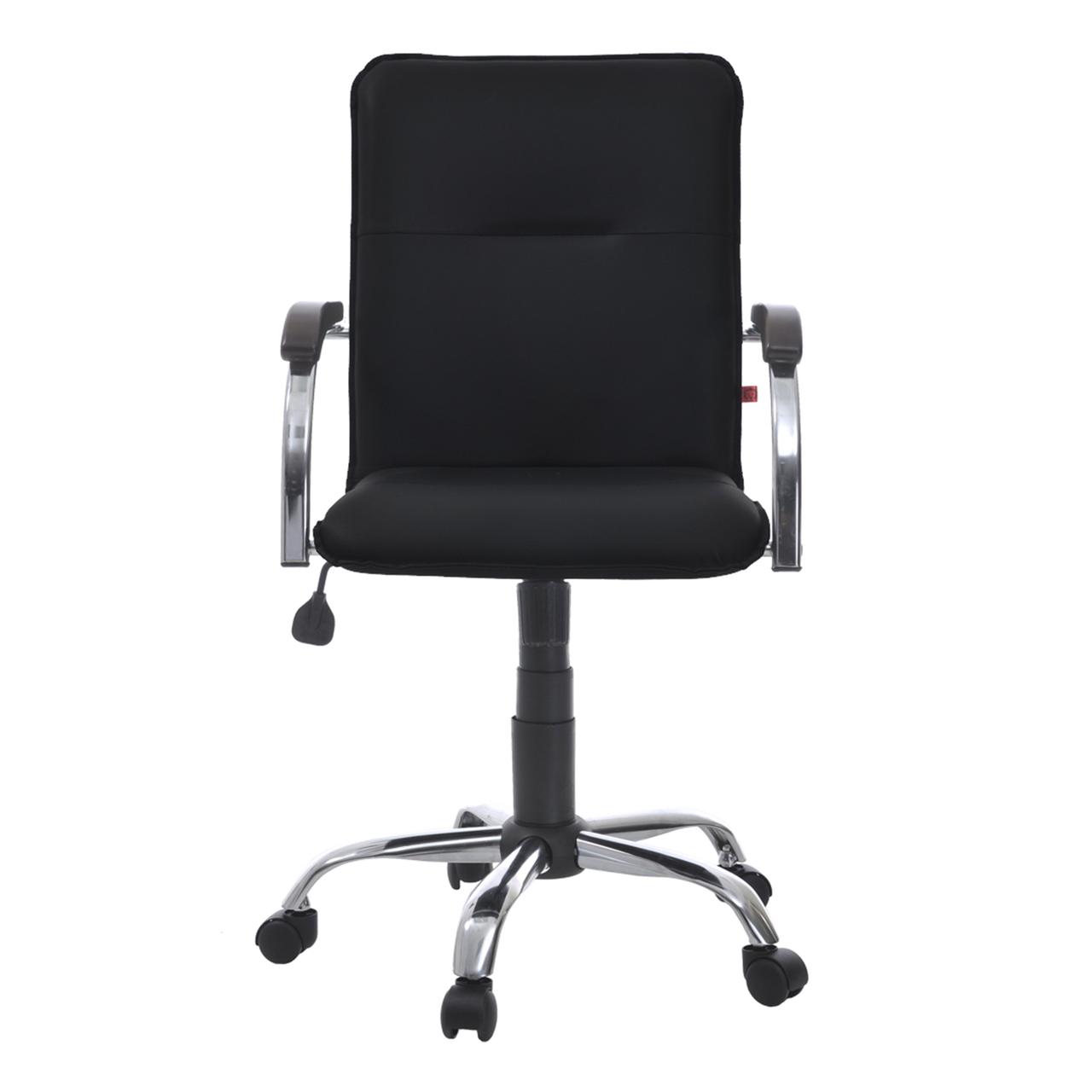 Кресло поворотное Samba, черный, искусственная кожа + дерево - фото 2 - id-p181693485