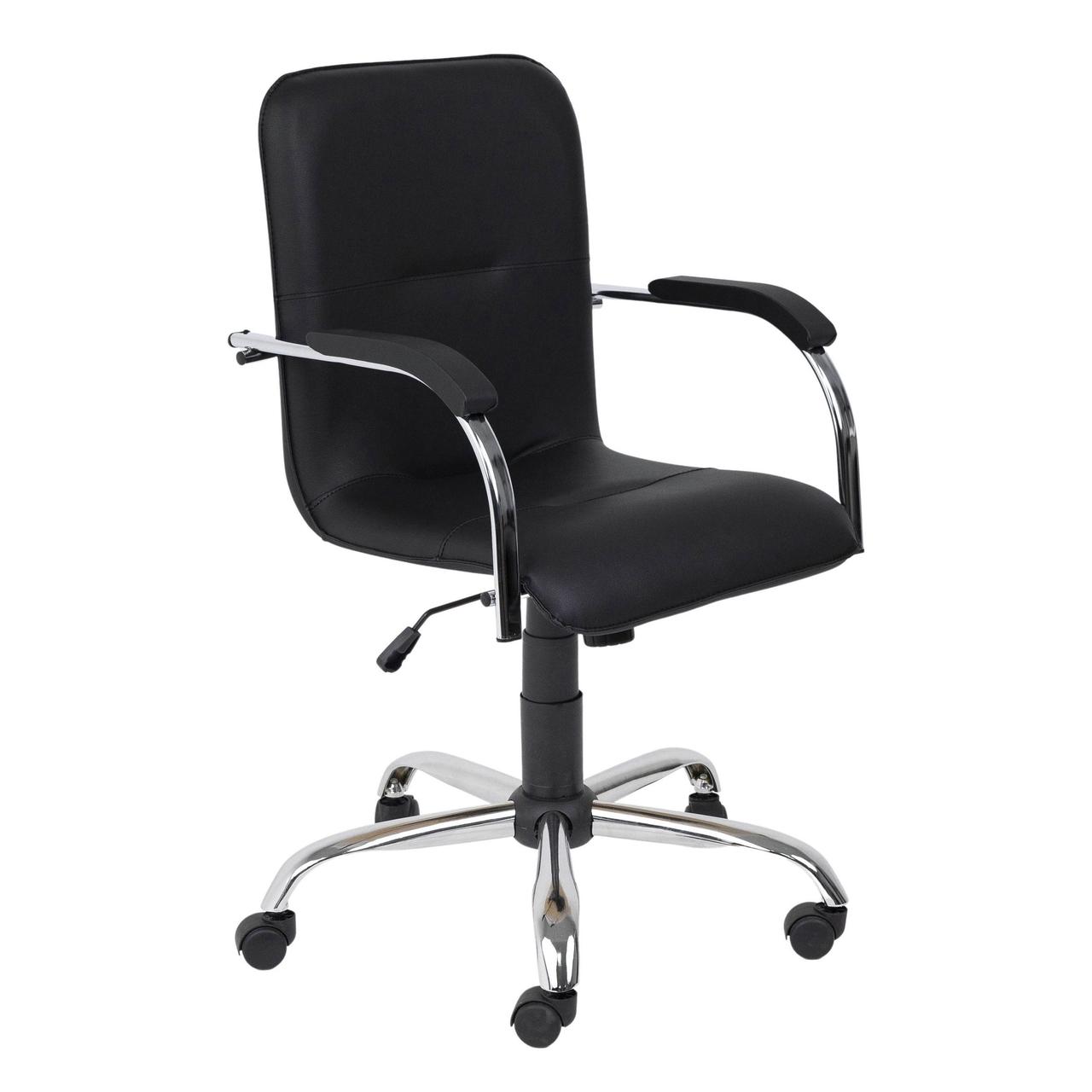 Кресло поворотное Samba, черный, экокожа - фото 1 - id-p181693487