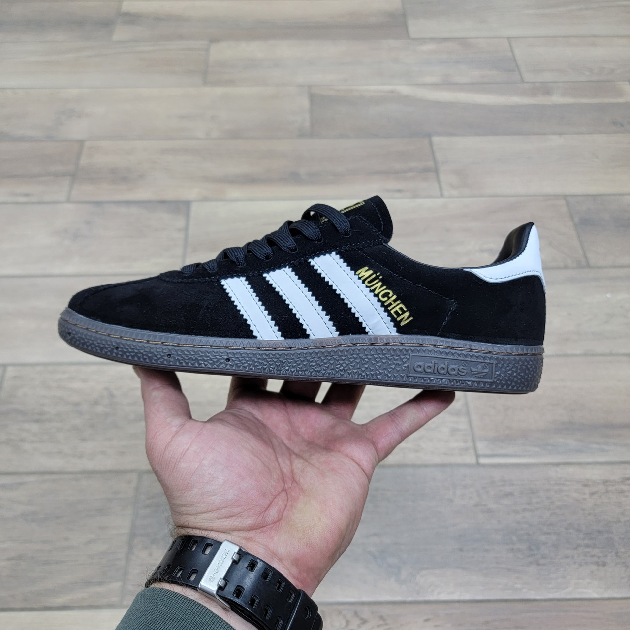 Кроссовки Adidas Munchen Black White