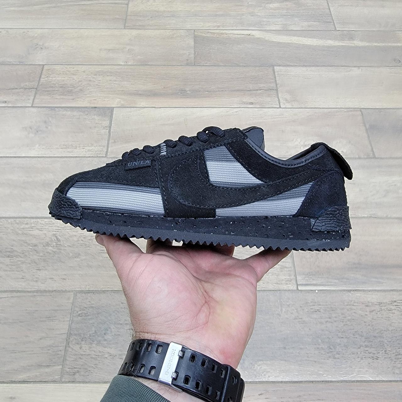 Кроссовки Union X Wmns Nike Cortez Black Grey