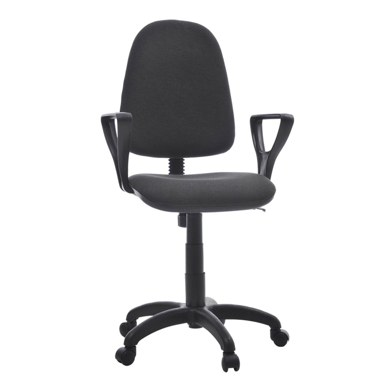 Кресло поворотное Престиж, темно-серый, ткань - фото 1 - id-p189985040