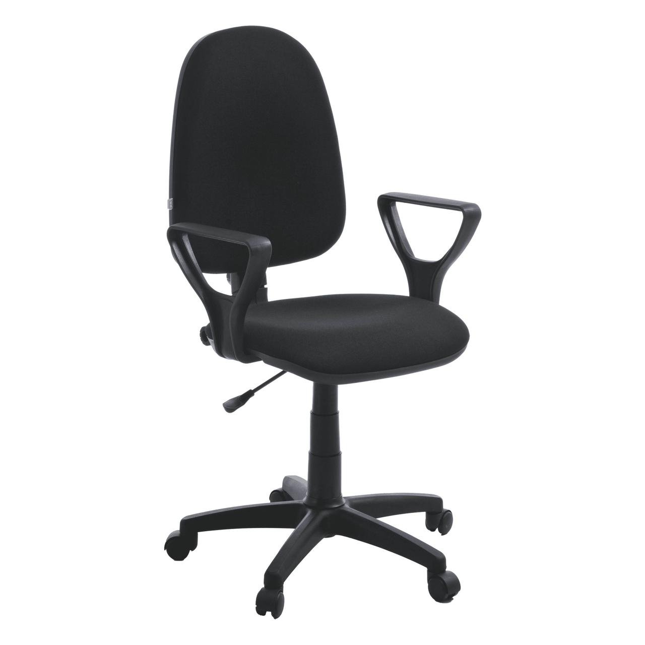 Кресло поворотное Престиж ТК-1, черный, ткань - фото 1 - id-p190048433