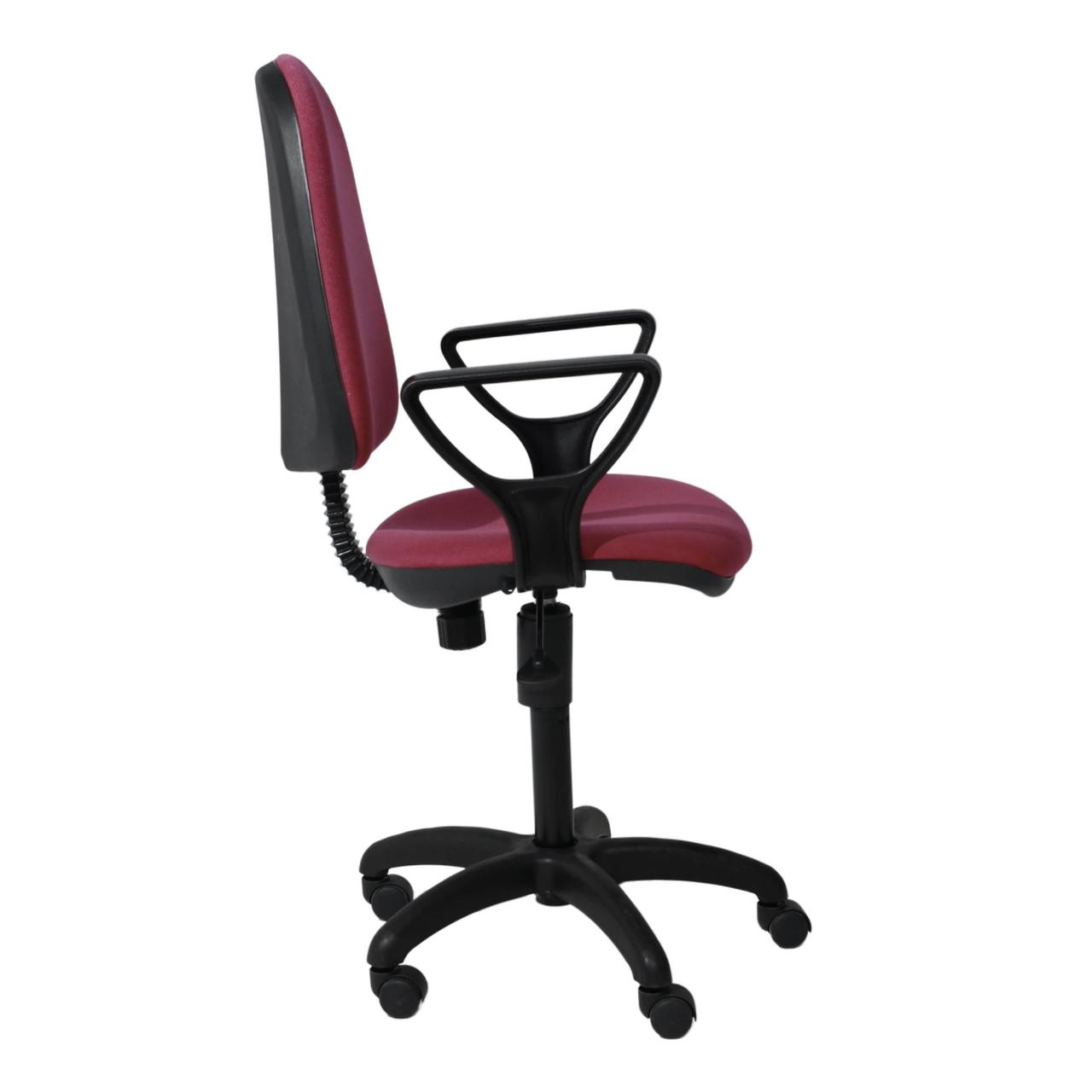 Кресло поворотное Престиж, бордовый, ткань - фото 4 - id-p193757617