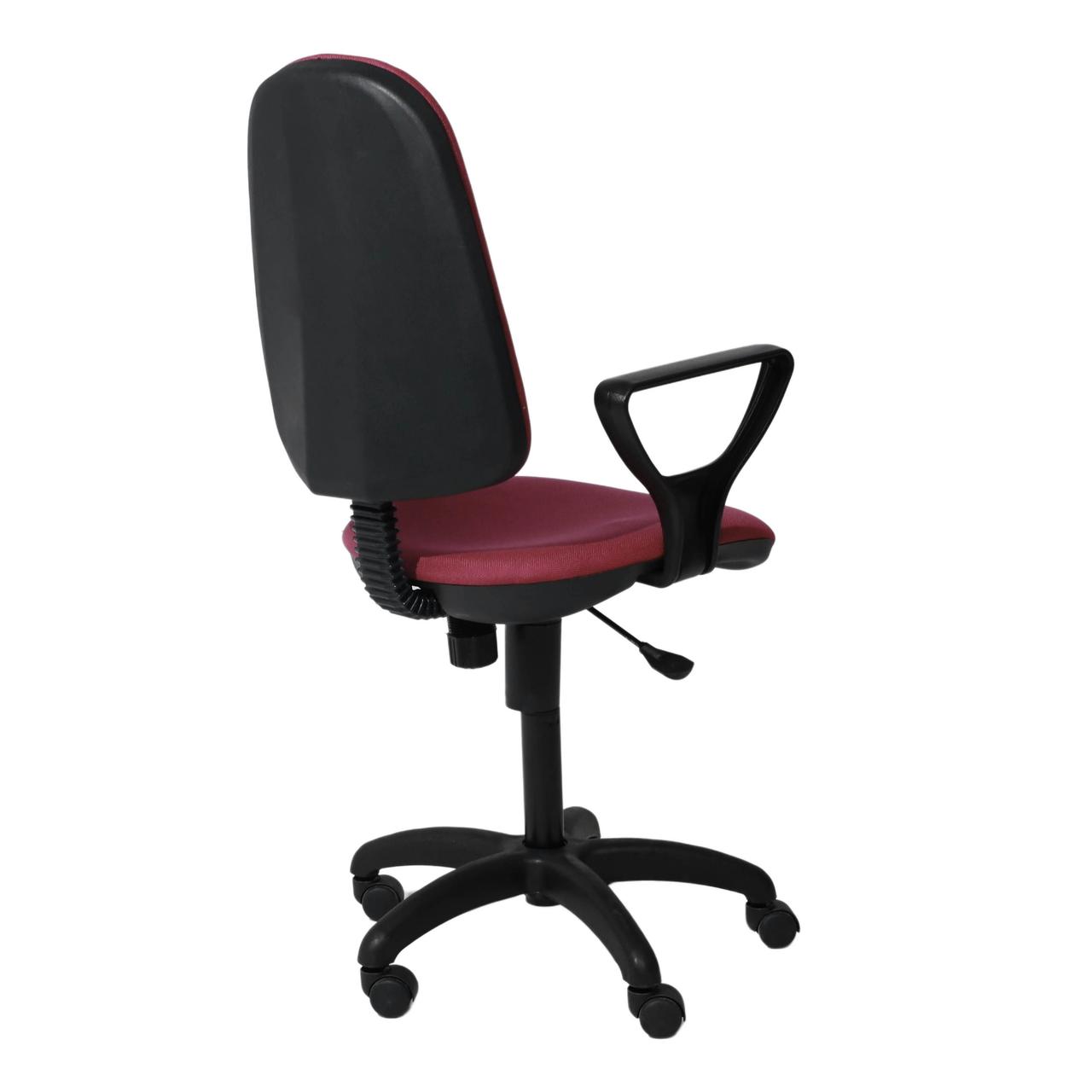 Кресло поворотное Престиж, бордовый, ткань - фото 5 - id-p193757617