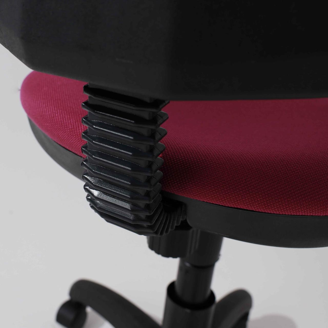 Кресло поворотное Престиж, бордовый, ткань - фото 8 - id-p193757617