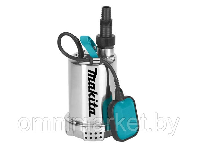 Насос дренажный для чистой воды MAKITA PF 0403 (400 Вт, 7200 л/ч, до 5 м, металлич. корпус) - фото 1 - id-p203162396