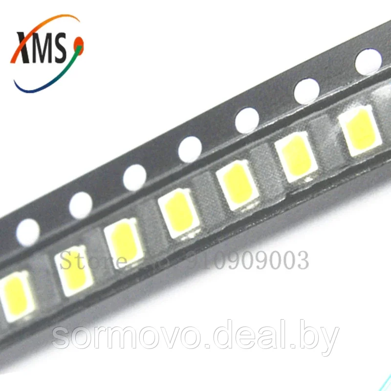 Светодиод SMD 0805 LED-3-3,2V.I=20mA.Для ремонта светильников и ламп.Подсветка автомагнитолы. - фото 1 - id-p203168207