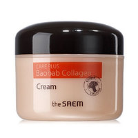 Увлажняющий коллагеновый крем для лица с экстрактом баобаба The Saem Care Plus Baobab Collagen Cream