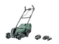 Газонокосилка аккумуляторная BOSCH CityMower 18V-32 (шир. 320 мм, выс. 30-60 мм, металлич. корпус,