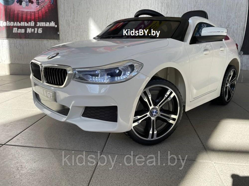 Детский электромобиль RiverToys BMW6 GT JJ2164 (белый) Лицензия - фото 4 - id-p167162503