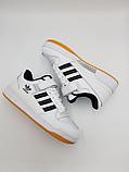 Кроссовки мужские Adidas Forum Low / белые, фото 5