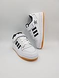 Кроссовки мужские Adidas Forum Low / белые, фото 2