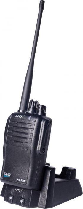 Рация Аргут РК-301М VHF 16кан. до 22.20км компл.:1шт аккум. черный (RU51029) - фото 2 - id-p202881088