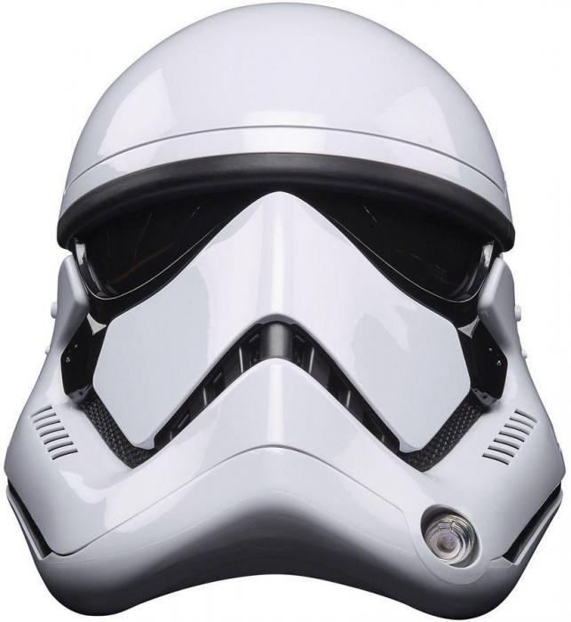 Головной убор Hasbro Star Wars First Order Stormtrooper Premium Electronic Helmet (F00125L0) - фото 1 - id-p203157694