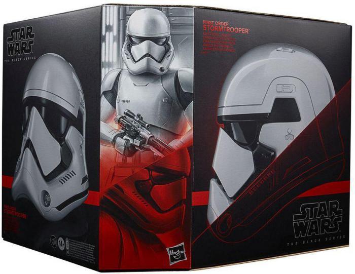 Головной убор Hasbro Star Wars First Order Stormtrooper Premium Electronic Helmet (F00125L0) - фото 2 - id-p203157694