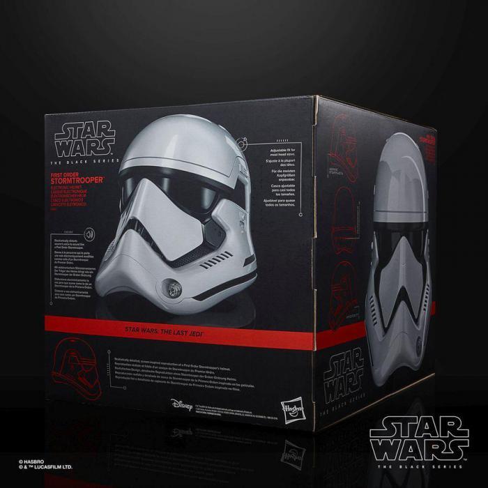 Головной убор Hasbro Star Wars First Order Stormtrooper Premium Electronic Helmet (F00125L0) - фото 3 - id-p203157694