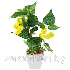 Декоративное дерево "Лимон" h21см в горшке 6,5х6,5см h6,5см (Китай)