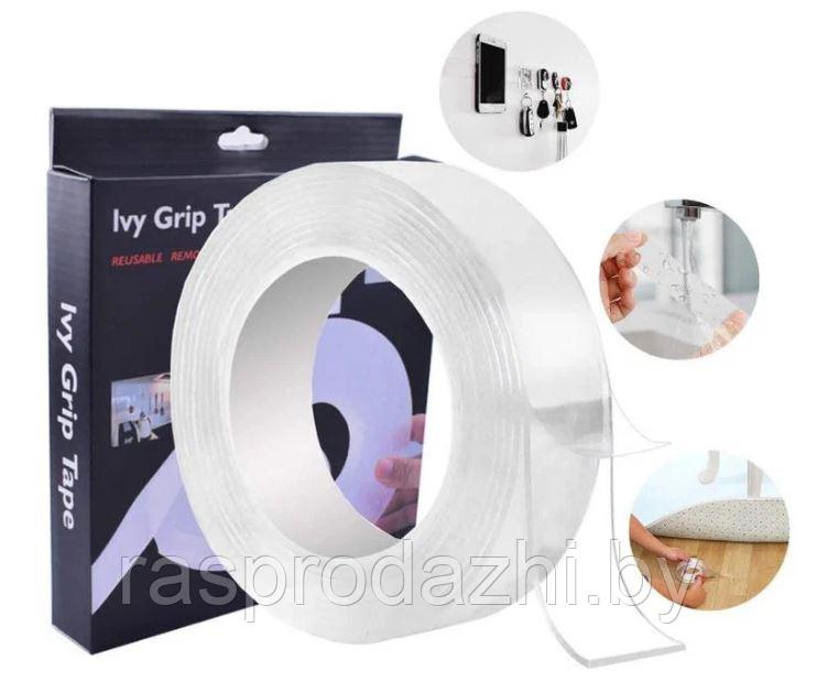 Многоразовая прозрачная клейкая лента Ivy Grip Tape 3 м - фото 1 - id-p203207945