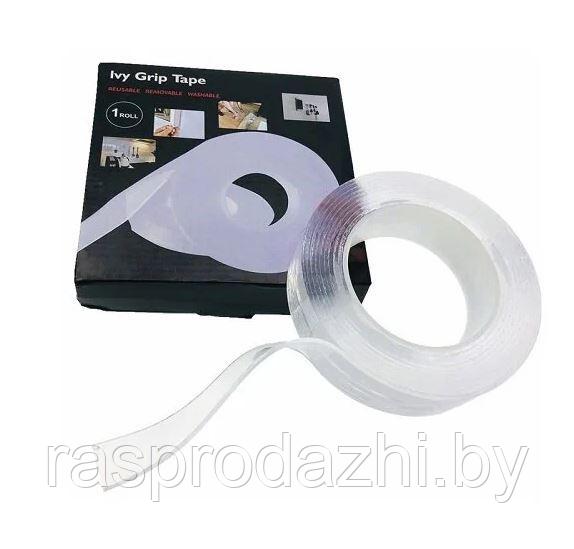 Многоразовая прозрачная клейкая лента Ivy Grip Tape 3 м - фото 4 - id-p203207945