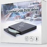 Оптический привод внешний External Gembird DVD-USB-02, фото 4