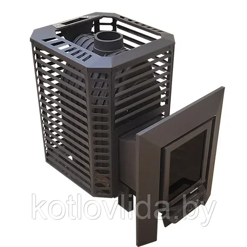 Печь Пегас 16 со стеклом сетка премиум