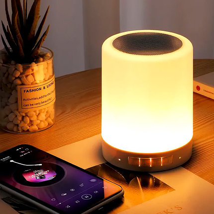 Портативная Bluetooth колонка с подсветкой ночник Touch Lamp Portable Speaker CL-671, фото 2