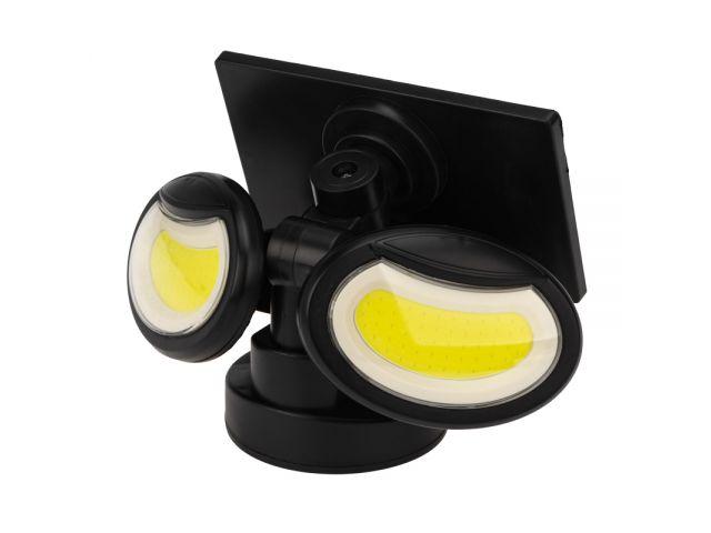 Прожектор садовый на солнечной батарее NEW AGE COB 8Вт 6500K LED LAMPER (с датчиками движения и освещенности, - фото 1 - id-p202753284