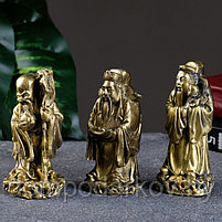Набор фигур "Три восточных старца" состаренное золото, фото 4