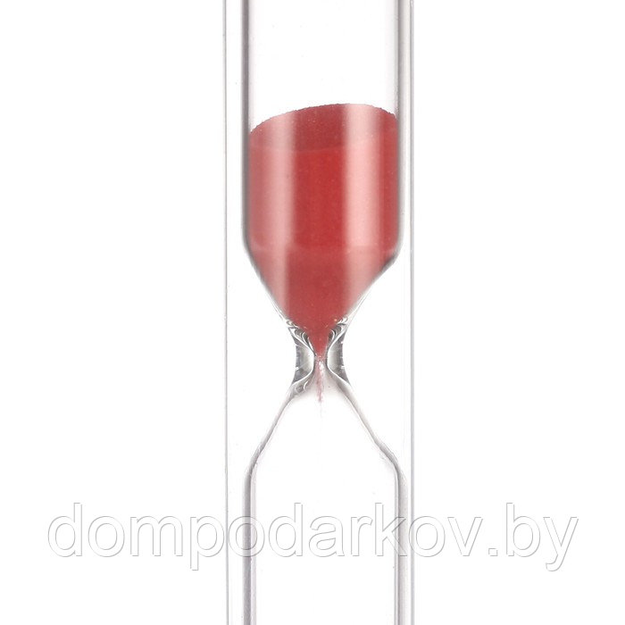 Песочные часы "Ламбо", на 3 минуты, 9 х 2.5 см, красный - фото 2 - id-p203210601