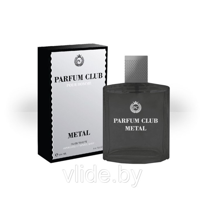 Туалетная вода мужская Parfum Club Metal, 100 мл - фото 4 - id-p203210039