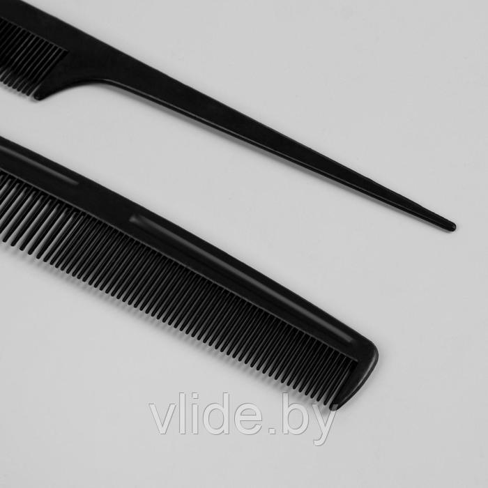 Набор парикмахерский, 4 предмета, цвет чёрный - фото 3 - id-p203210098