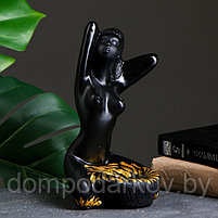Подставка для мелочей "Египтянка" черная, 14х14х24см, фото 3