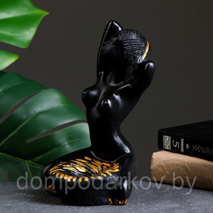 Подставка для мелочей "Египтянка" черная, 14х14х24см - фото 6 - id-p203210694