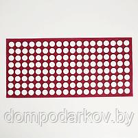 Аппликатор "Кузнецова", 144 колючки, спанбонд, 26 х 56 см, красный., фото 3
