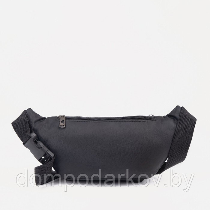 Поясная сумка на молнии, цвет чёрный - фото 2 - id-p203210720