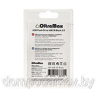 Флешка OltraMax 30, 4 Гб, USB2.0, чт до 15 Мб/с, зап до 8 Мб/с, чёрная, фото 5