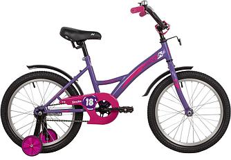 Велосипед NOVATRACK 18 quot; STRIKE фиолетовый, тормоз нож, крылья корот, защита А-тип (183STRIKE.VL22)