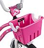 Велосипед NOVATRACK 18 quot;,TETRIS розовый, тормоз нож, крылья цвет, багажник, корзина, защита А-тип, фото 3