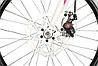 Велосипед NOVATRACK 20 quot; ALICE 6.D розовый,  стальная рама, 6 скор., Shimano TY21/Microshift TS38, дисков, фото 6