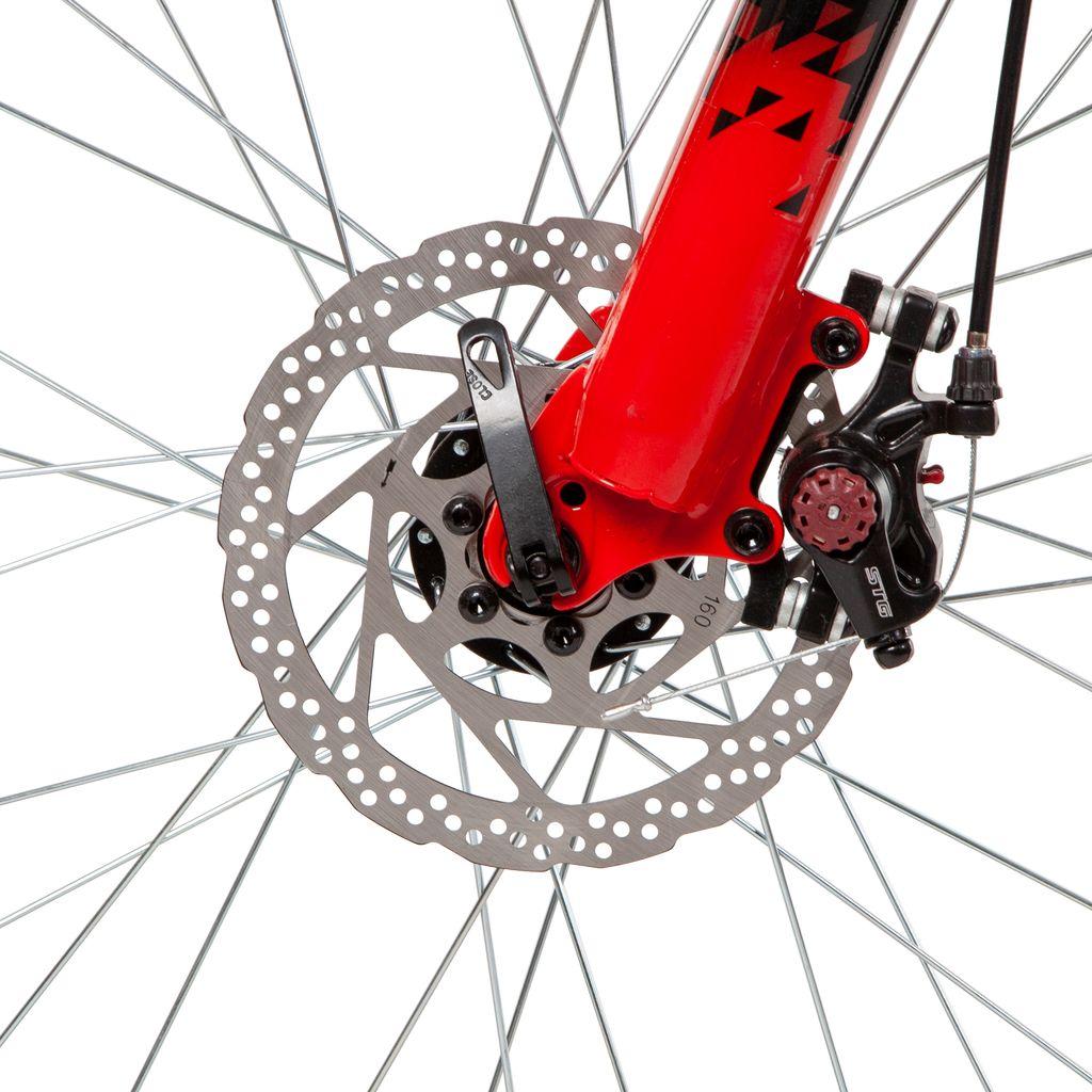 Велосипед NOVATRACK 20 quot; EXTREME 6.D красный, сталь, 6 скор., Shimano TY21/Microshift TS38, дисковый тор - фото 5 - id-p203214950