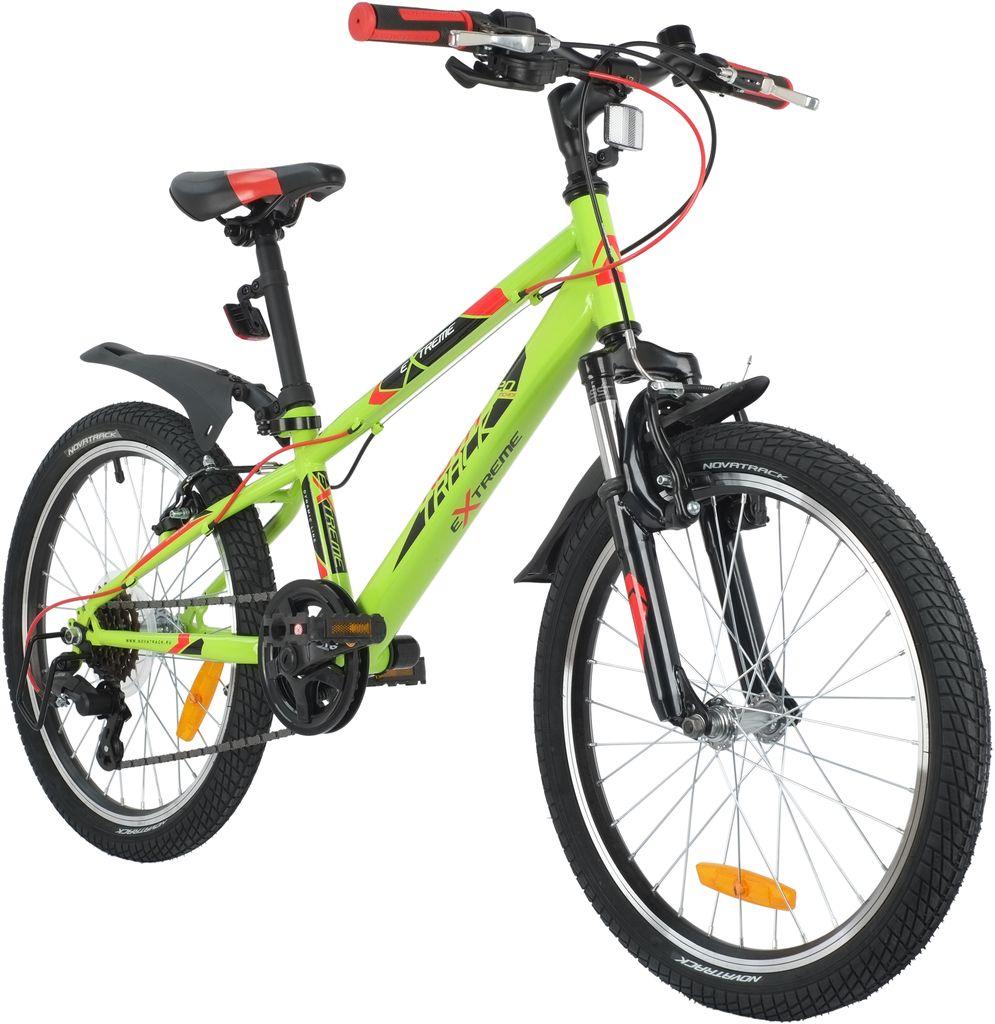 Велосипед NOVATRACK 20 quot; EXTREME 6.V зеленый, сталь, 6 скор., Shimano TY21/Microshift TS38, V- brake тор - фото 2 - id-p203214951