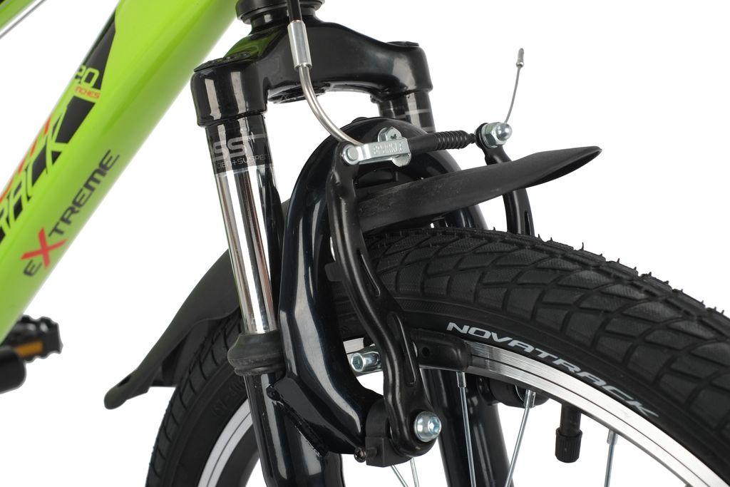 Велосипед NOVATRACK 20 quot; EXTREME 6.V зеленый, сталь, 6 скор., Shimano TY21/Microshift TS38, V- brake тор - фото 4 - id-p203214951