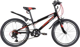 Велосипед NOVATRACK 20 quot; RACER 6.V, черный, сталь, 6 скор., Microshift TS38-6/Shimano, V-Brake