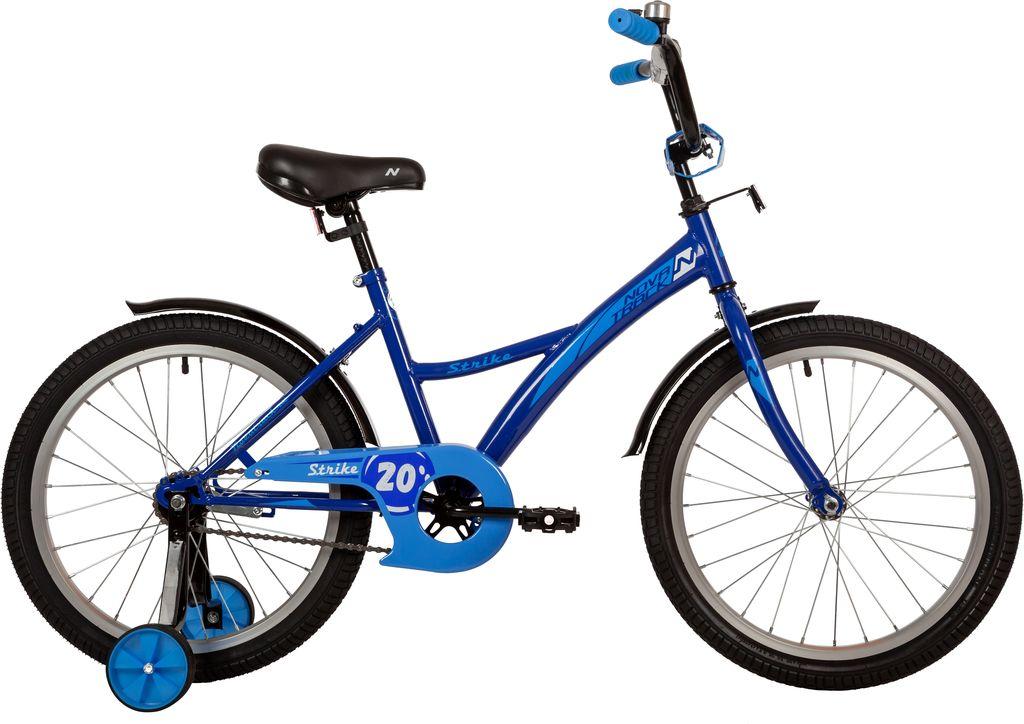 Велосипед NOVATRACK 20 quot; STRIKE синий, тормоз нож, крылья корот, защита А-тип (203STRIKE.BL22) - фото 8 - id-p203214965